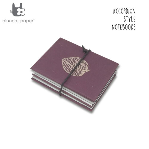 Accordion handmade notebook