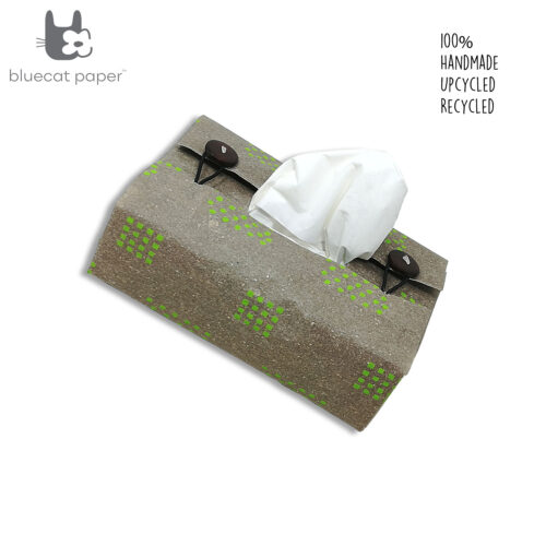 Linen tissue box cover