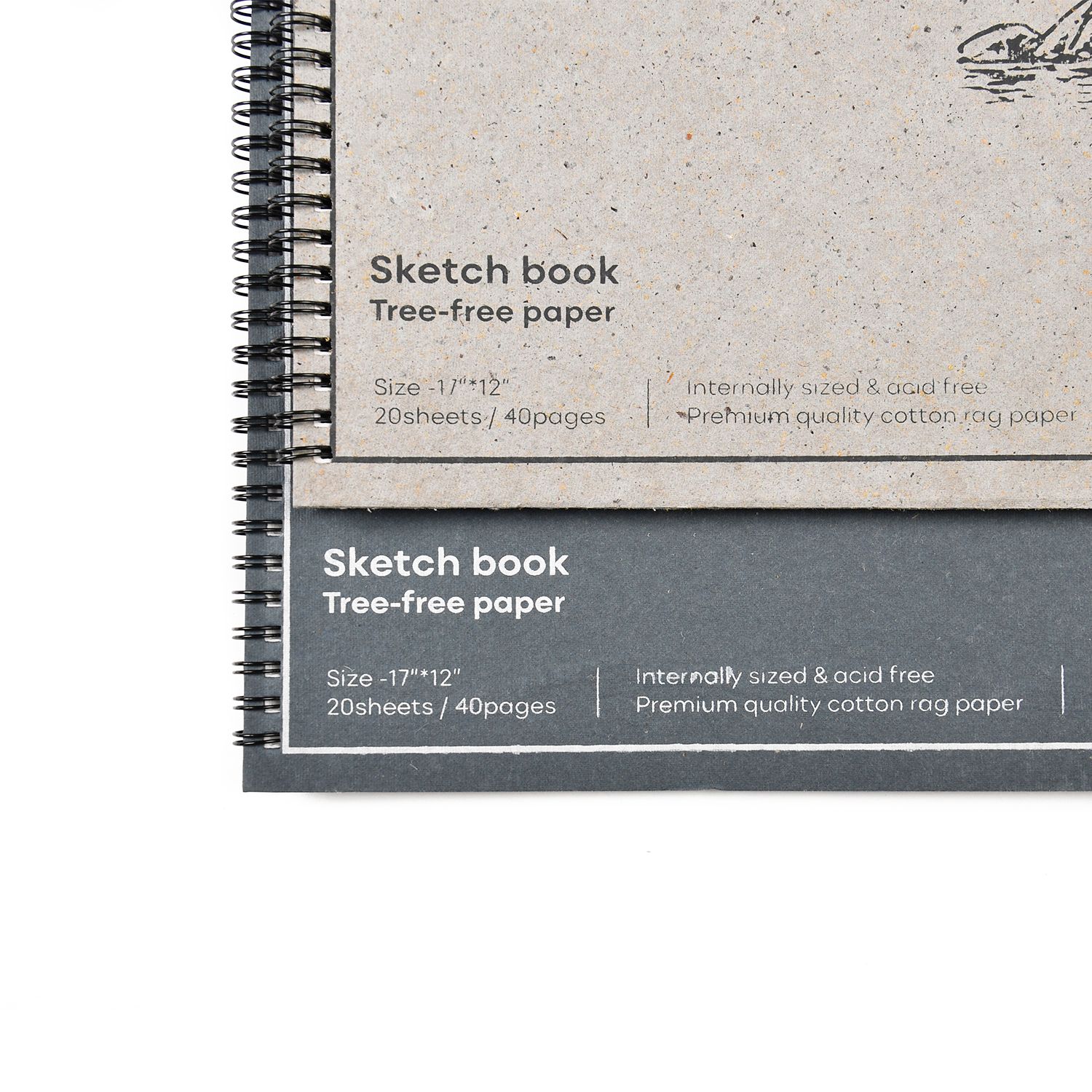 Anupam SketchO Sketch Book A5 Top SpiralBound Sketchpad Acid Free Paper  140 GSM for Artists Professional 50 Sheets 100 PagesSet of 2   Amazonin Home  Kitchen