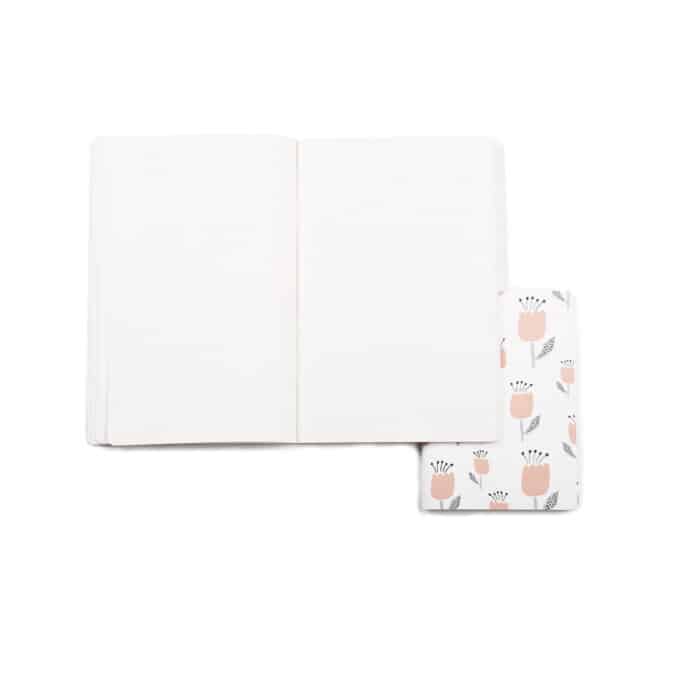 Tulip white notebook 5